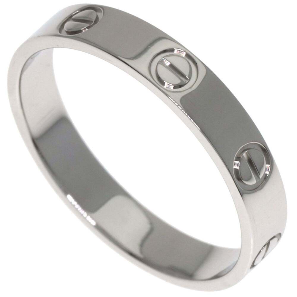 CARTIER Silver Love Ring #57